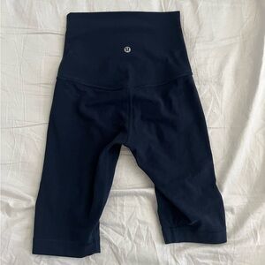 Navy Blue Lululemon Biker Shorts